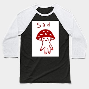 sad mushroom boy Baseball T-Shirt